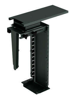 Under-desk Swivel Mount CPU Holder