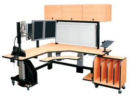 ergoarm-adjustable height desk