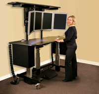 PACS Radiology Workstation with 4 monitors