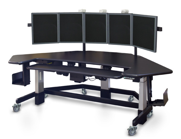 PACS Workstation with 5 PACS Monitors