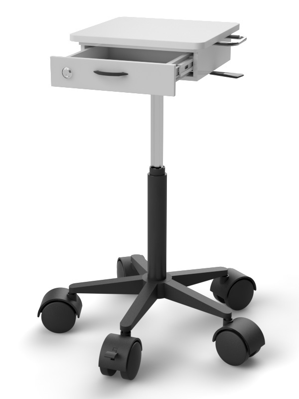 Laptop Cart with Drawer