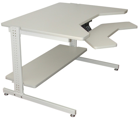 Computer Cart with side extention