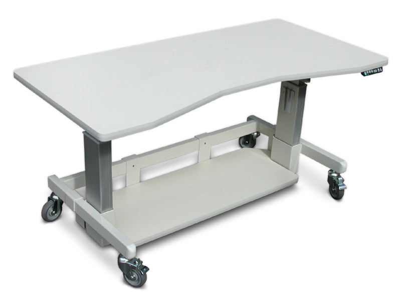 Height Adjustable Single Tier Cart