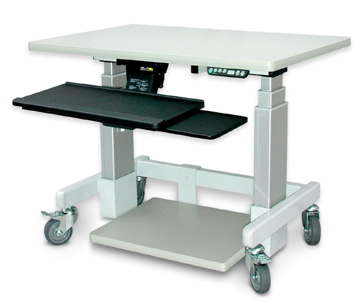 Single Tier Height Adjustable Cart