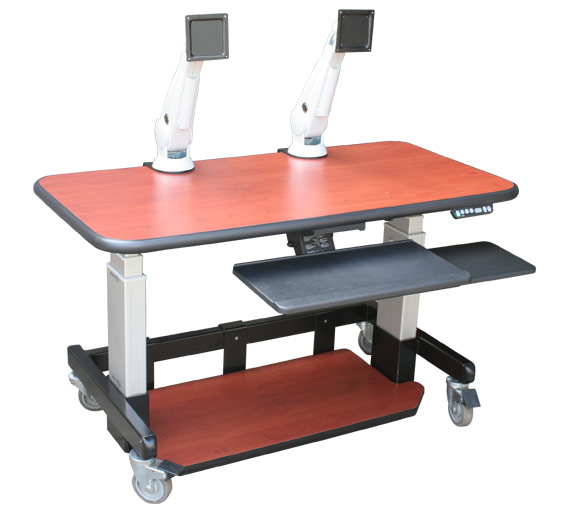 Single Tier Height Adjustable Cart