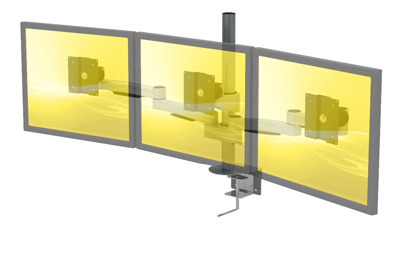 triple lcd monitor mount