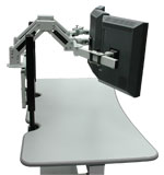 Electronically Height Adjustable Monitor Arm