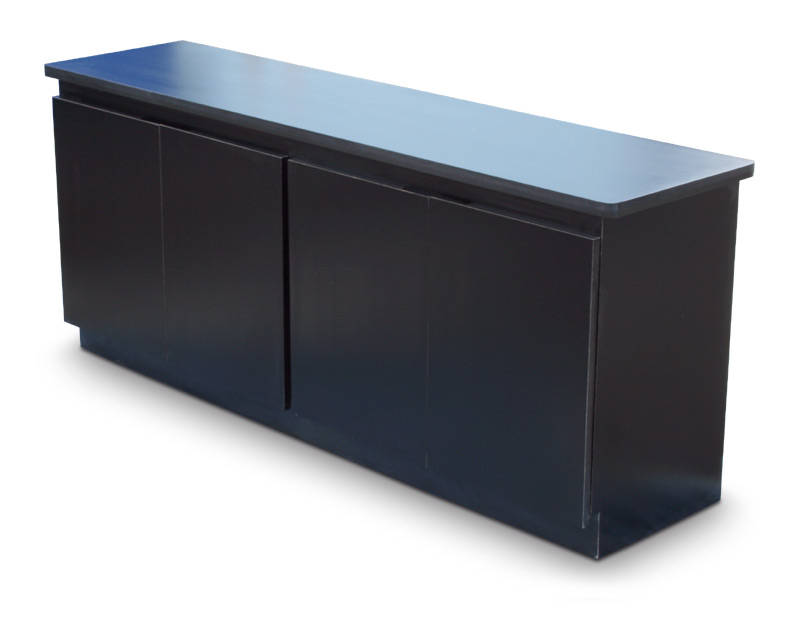 Credenza  - 4 doors - black