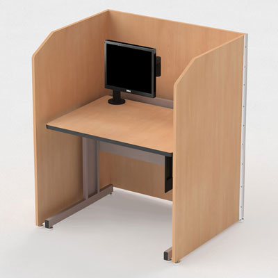 Classroom Desk with Patition