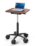mobile laptop cart small
