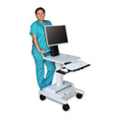OR (Operating Room), Emergency Room - Point of Care Cart - Pneumatic Height Adjustment