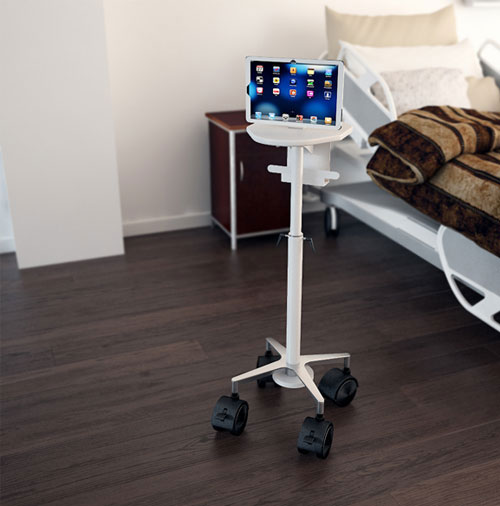 bedside tablet cart